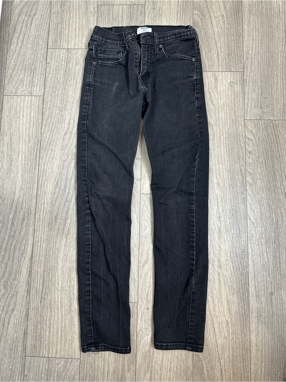 Denizen from Levi's Men's Slim Straight Black Jeans 288 Skinny